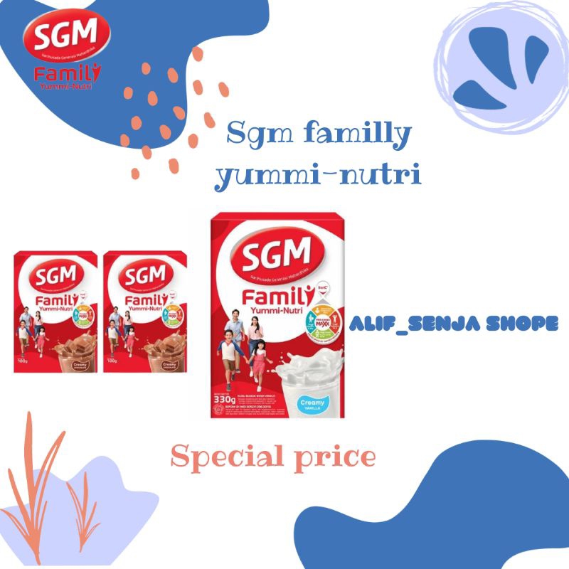 

SGM Family Yummi Nutri Susu Keluarga 330gr