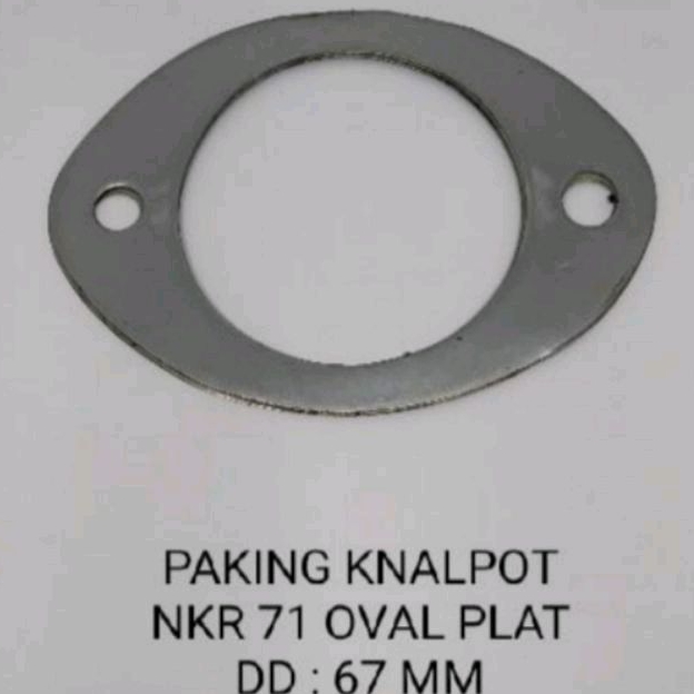 PAKING KENALPOT  NKR 71 OVAL PLAT DD:67mm