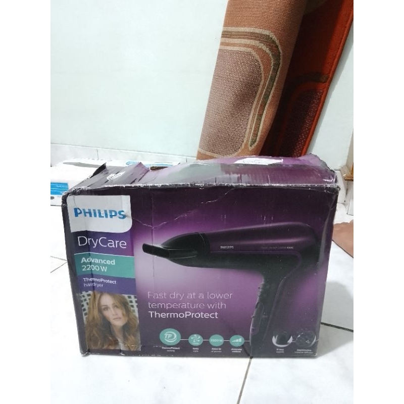 Philips Drycare HP8233 Hair Dryer Hairdryer Blower ThermoProtect Bekas