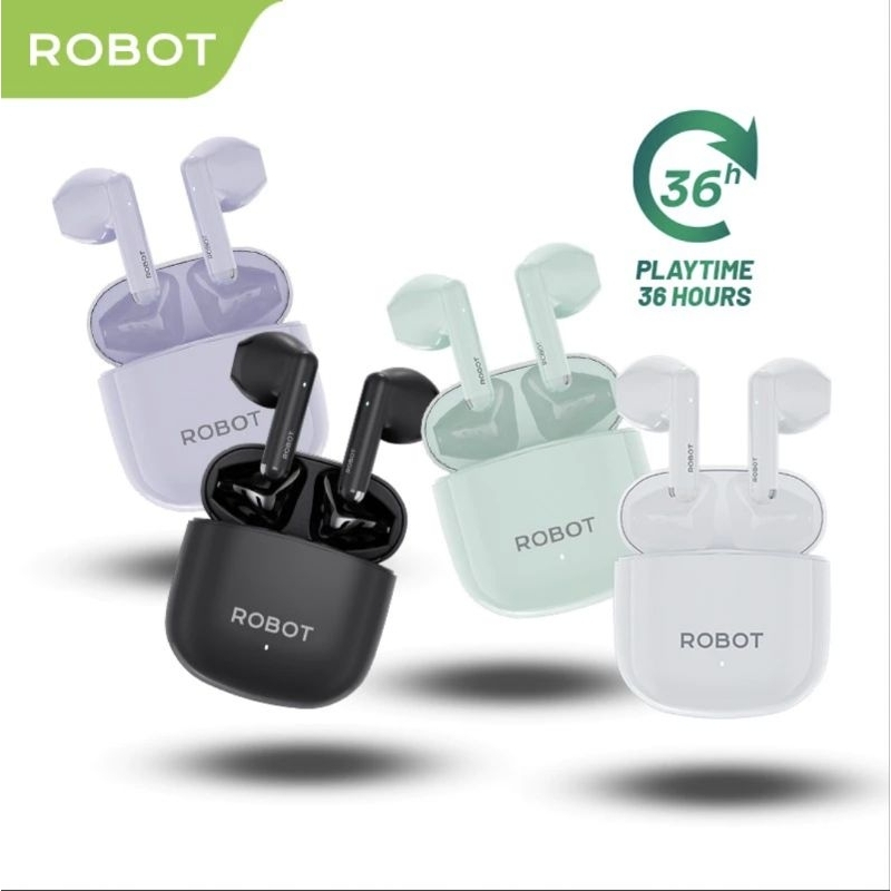 Robot Airbuds T60 TWS Headset Bluetooth Earphones Wireless Original