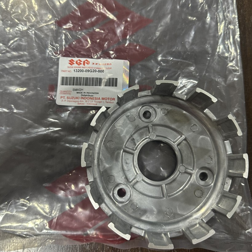 SMASH RUMAH KOPLING ALUMINIUM MANGKOK GEAR GIR MOTOR R 110 TITAN PLAT