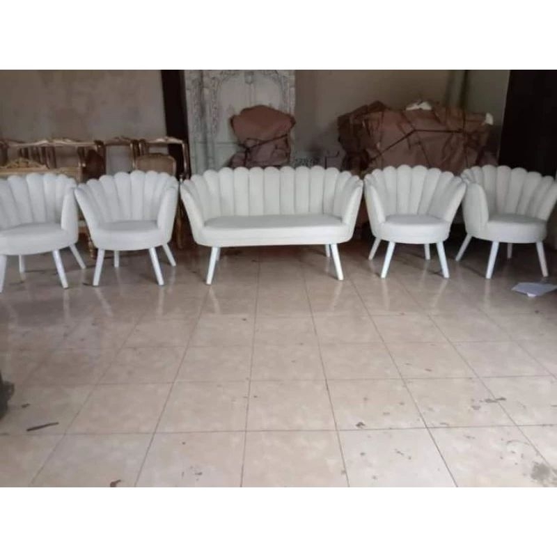sofa tamu, sofa pelaminan, sofa set sofa mewah sofa putih
