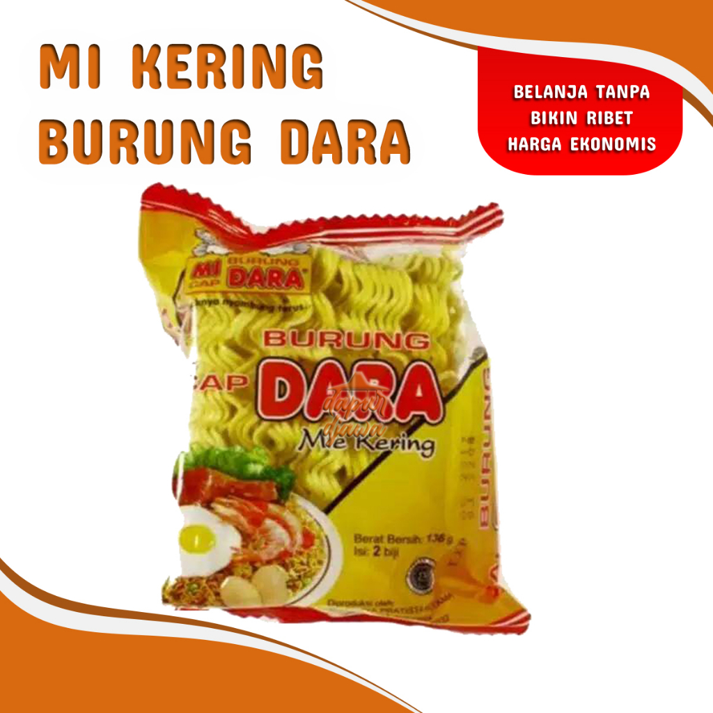 MI MIE KERING KUNING BURUNG DARA