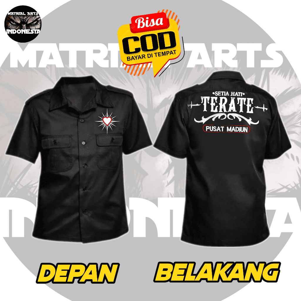 kemeja psht bordir - hem psht - kemeja psht keren