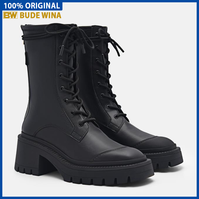 SEPATU BOOT WANITA PEDRO BOOTS ORIGINAL ASLI ORI TERBARU BLACK PW001