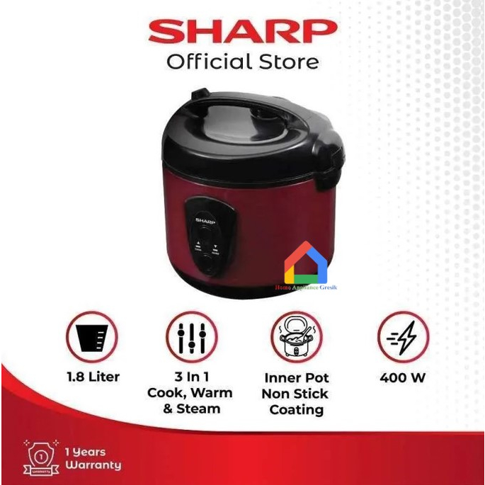 Magic Com Sharp KSN18 / Rice Cooker Sharp KSN 18 (1.8 L)