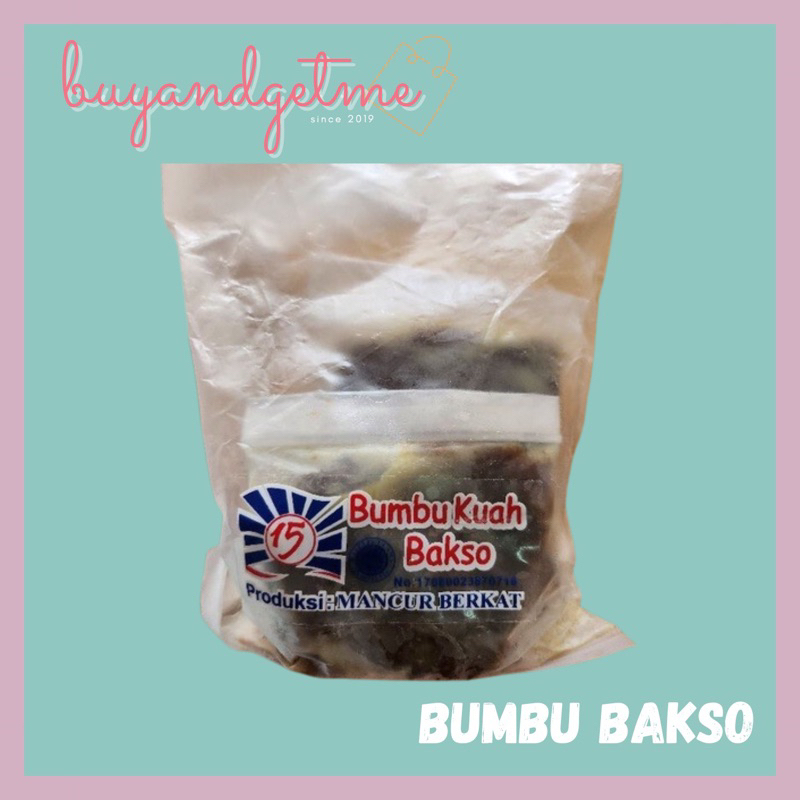 

Bumbu kuah bakso / Bumbu Bakso / Bumbu siap saji