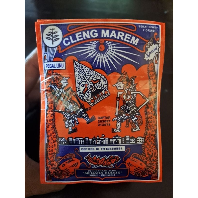 

25 sachet jamu cleng marem pegal linu cap wayang original