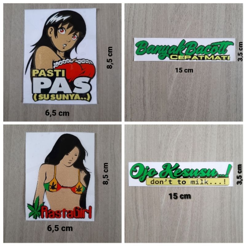 

STIKER CUTTING TUMPUK OJO KESUSU,PASTI PAS SUSUNYA,GADIS RASTA,BANYAK BACOT