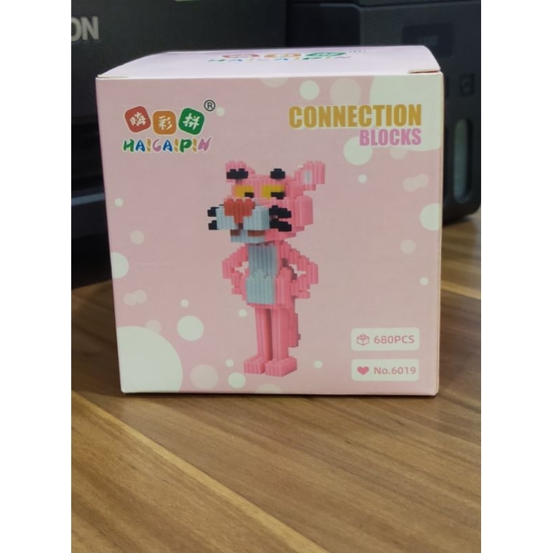 Pink Panther Connection Blocks  Cartoon Series / Mainan Balok Susun Karakter Kartun