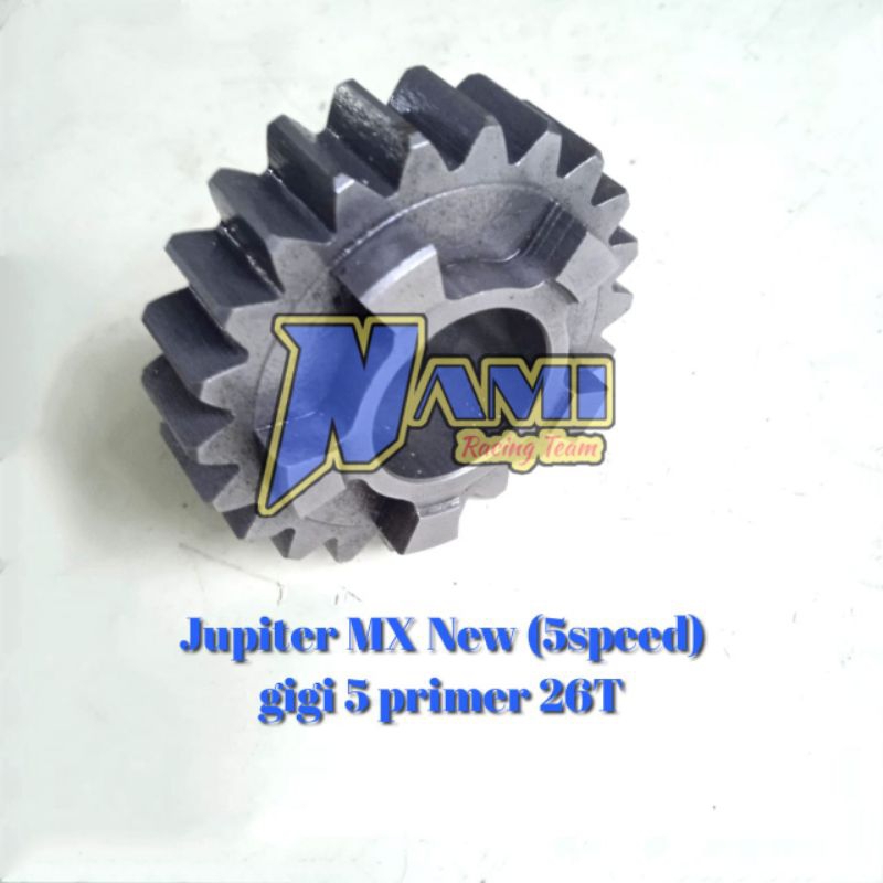 Rasio racing jupiter MX new (5speed) gigi 5 primer 26T lawan std