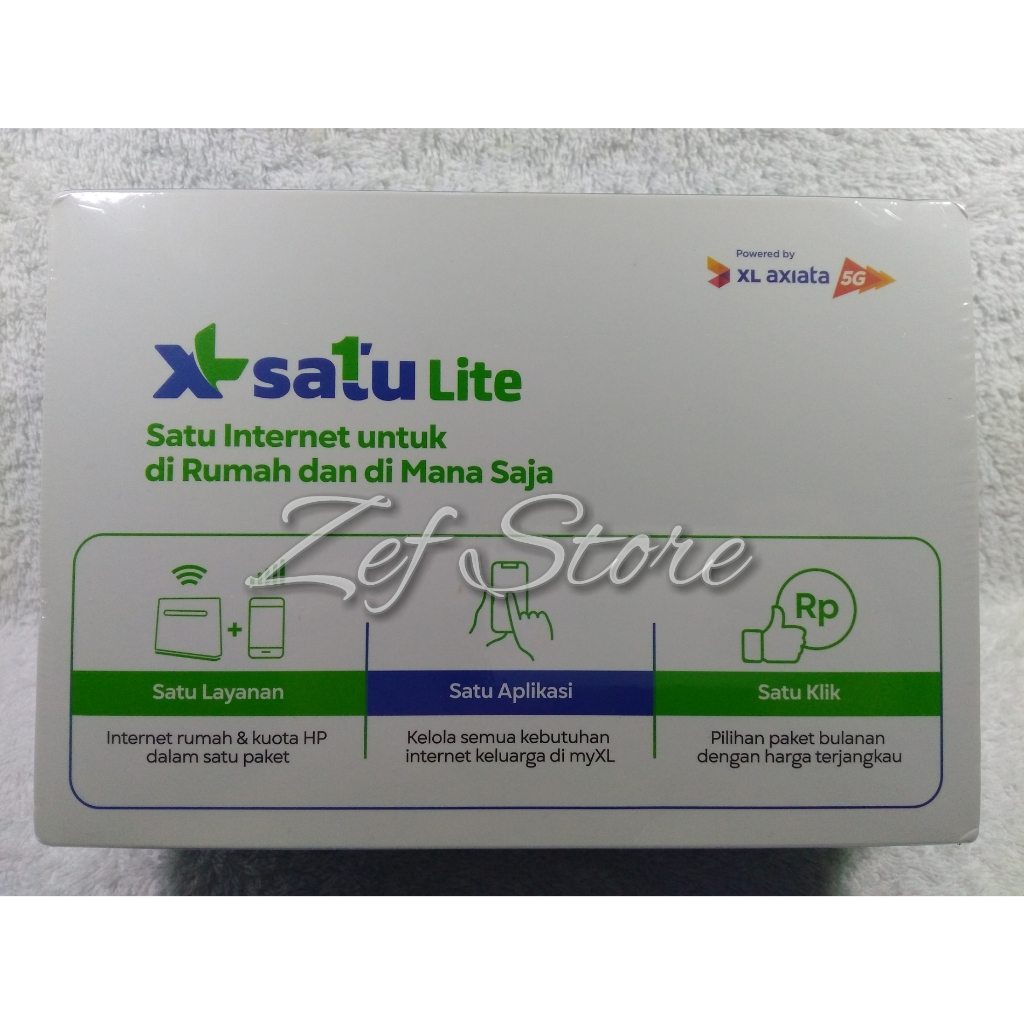 [ORIGINAL RESMI] Advan X1 A11 Paket XL SATU Lite Value (Internet Unlimited FUP 30GB di modem + Kuota