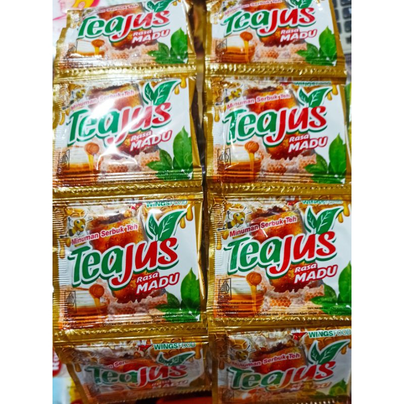 

Teajus Madu 1 pak ( isi 6 renceng )