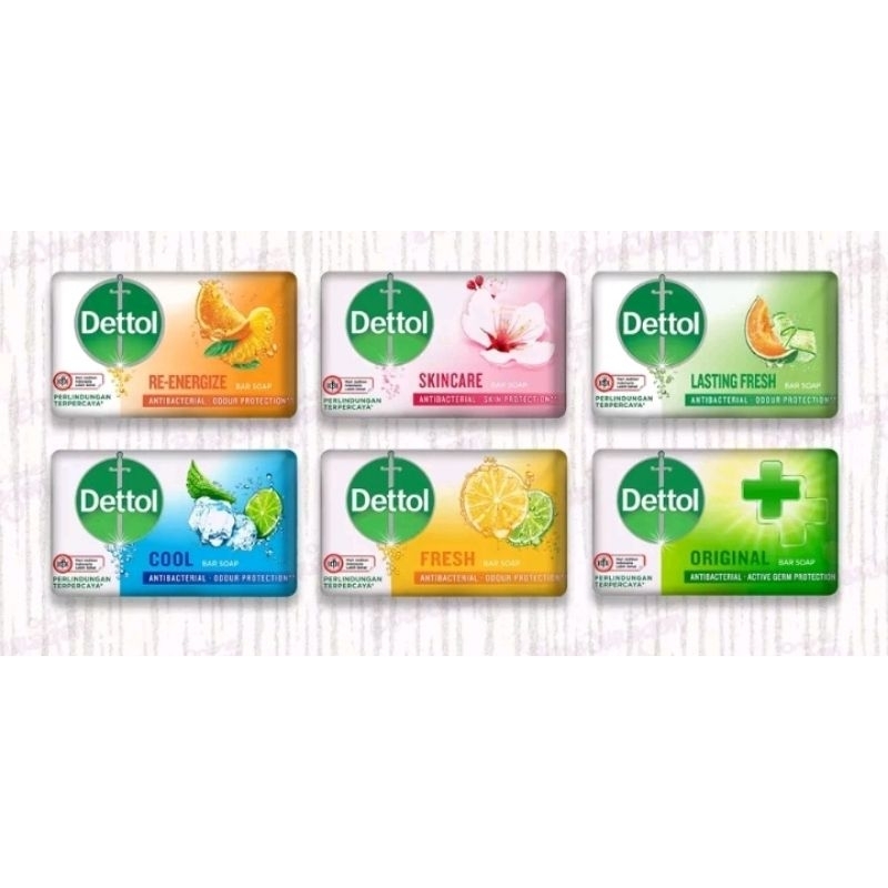 Dettol sabun mandi batang 100gr
