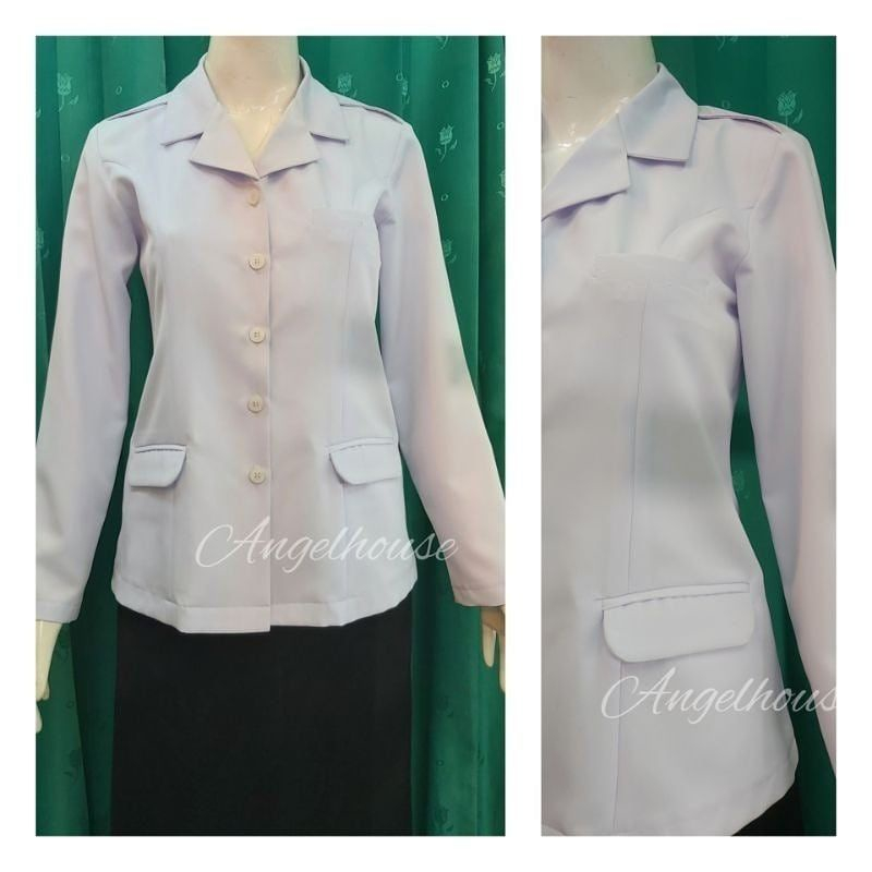 Baju Seragam Dinas Putih ASN PDH Wanita Guru P3K