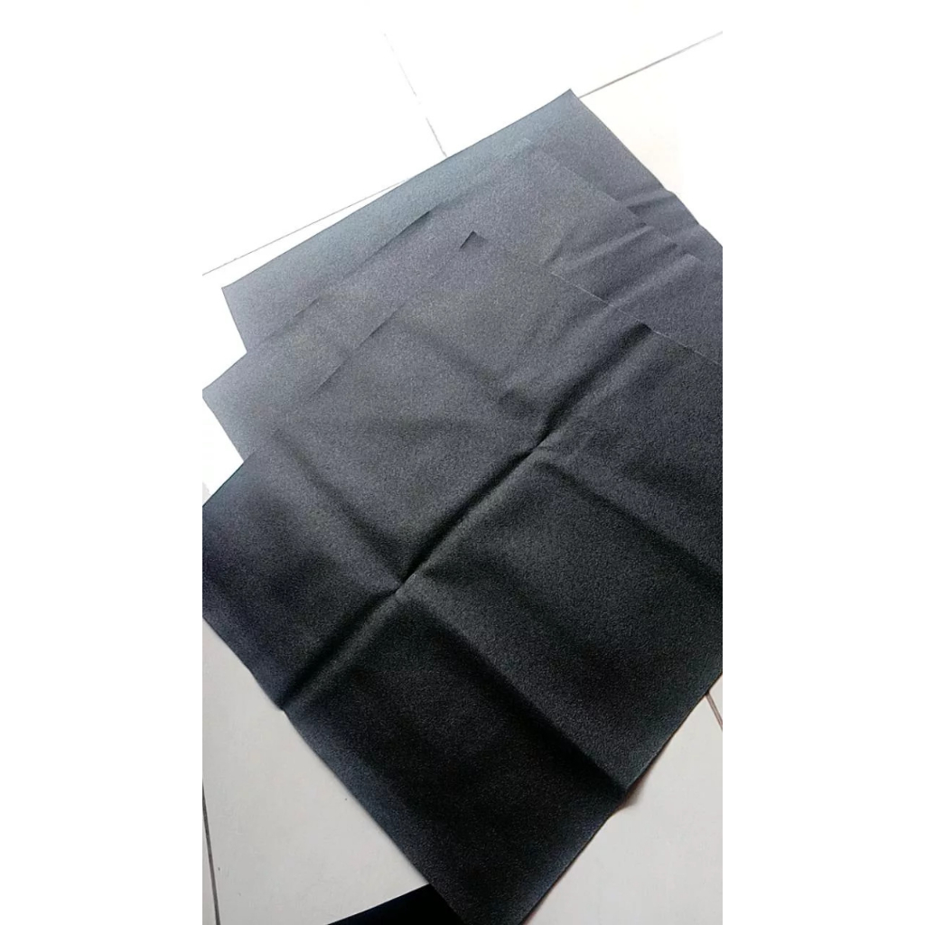 KULIT JOK MOTOR HITAM POLOS AMPLAS ukuran jumbo