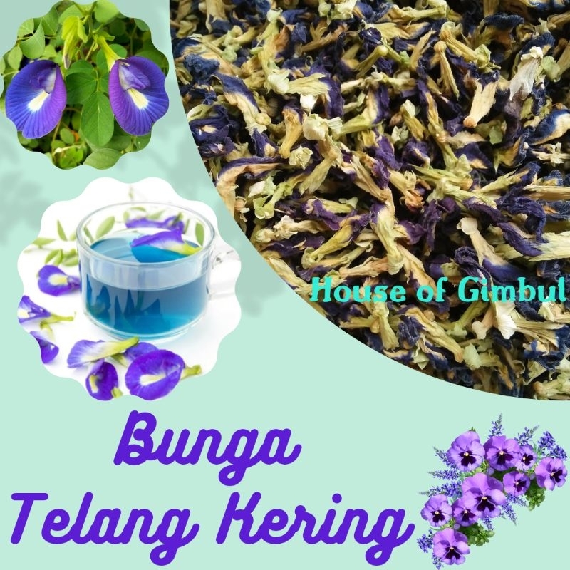 

Bunga Telang Kering 250 gram