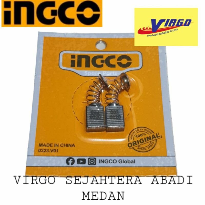 AG7106-2 CARBON BRUSH KUL CB BOSTEL MESIN GERINDA 4" INGCO AG 7106-2 / PDG4003 / PLM5002