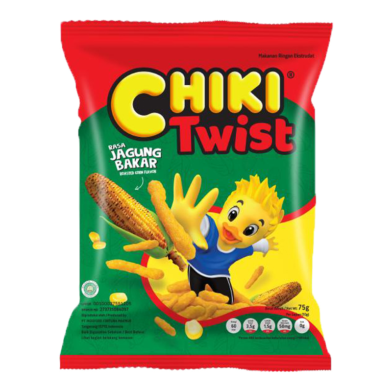 

CHIKI Twist Makanan Ringan Jagung Bakar 75 g