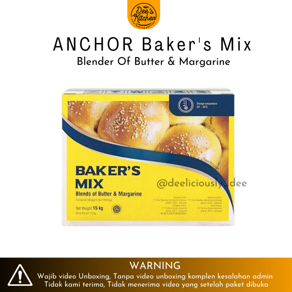 

[Repack 500gr] Anchor Baker's Mix | Premium Butter Blends | Butter Mix Margarin