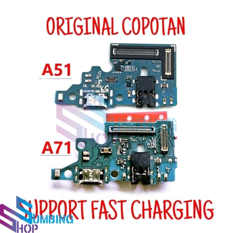 Konektor Charger Samsung A71 A51 Ori Copotan Pcb Board A715 A515