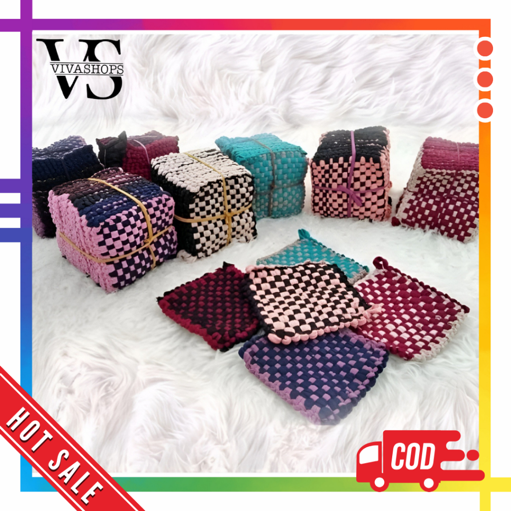 Cempal Anyam / Cempal Pegangan Panci / Cempal Tatakan Panci Panas / Pegangan Panci Penggorengan