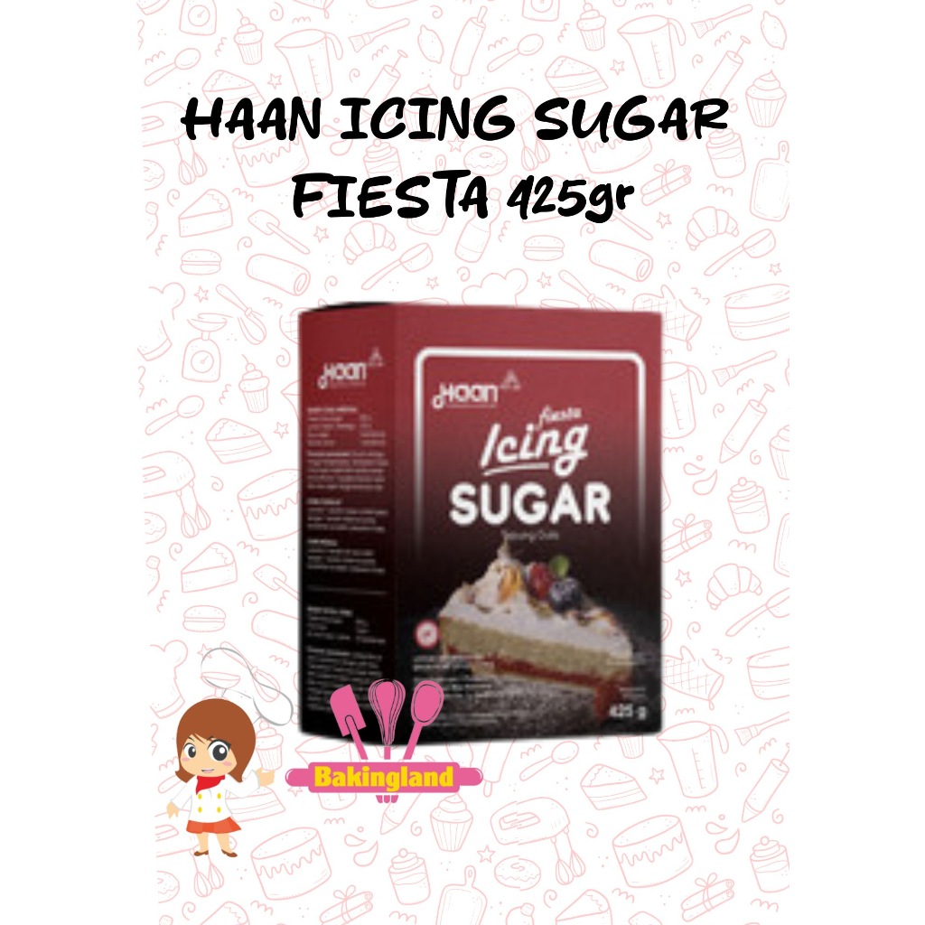 

Haan Icing Sugar fiesta 425gr gula halus