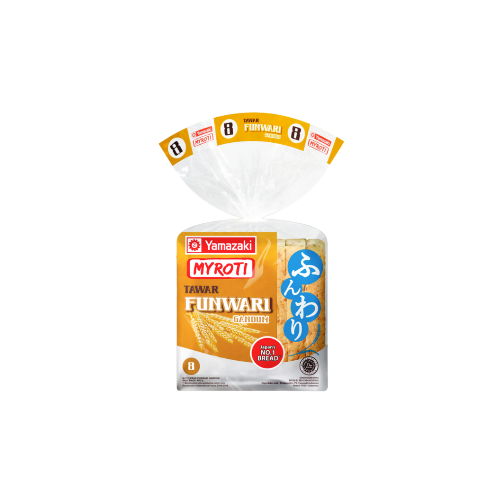 

Yamazaki MyRoti - Roti Tawar Funwari Gandum 400gr