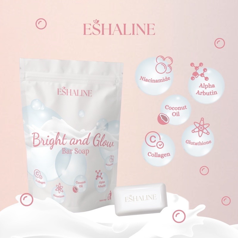 [TERMURAH] ESHALINE BRIGHT AND GLOW BAR SOAP SABUN ESHALINE MURAH