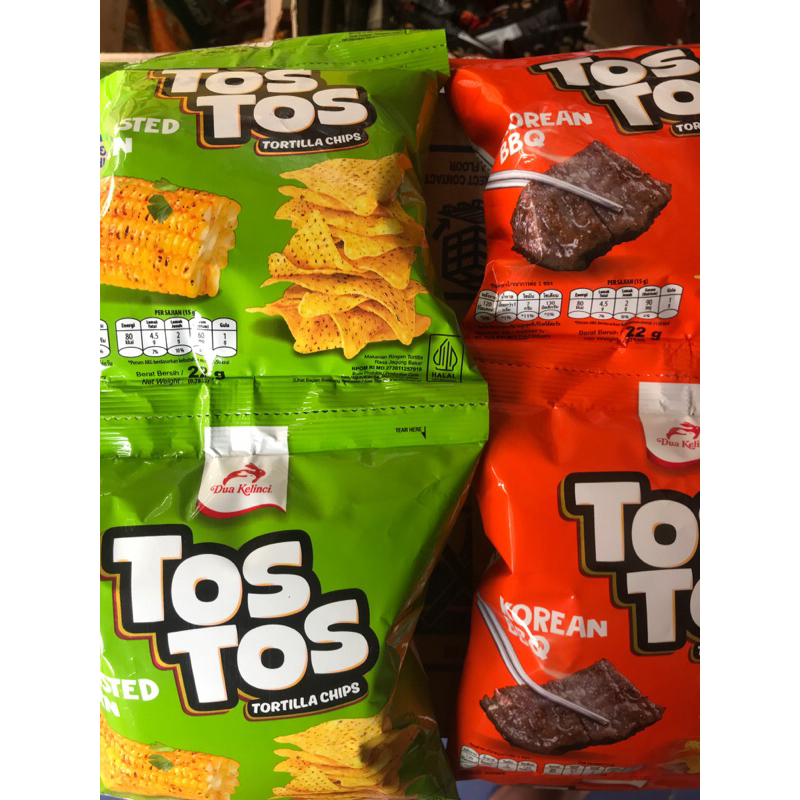 

Tos tos tortilla chips 1 renteng