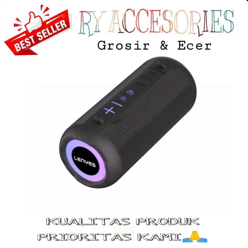 RY - Speaker Bluetooth Lenyes TWS S207 20W RGB DSP Chip Stereo Wireless 5.0 / Speaker aktif Lenyes S