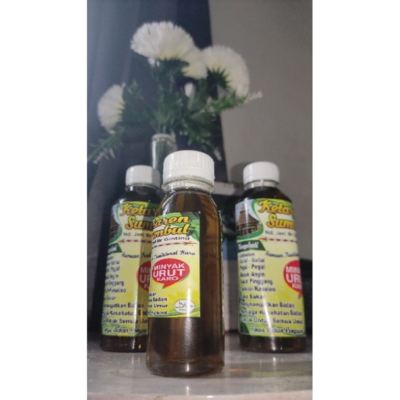 MINYAK KARO KETAREN SUMBUL, MINYAK URUT, KUSUK, MINYAK SERBAGUNA, MINYAK TRADISIONAL KARO, MINYAK KA