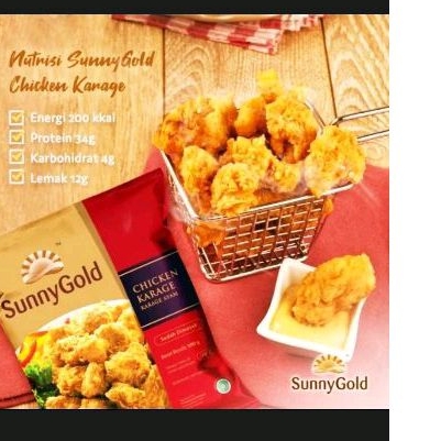 

sunny gold chieken karaage karage ayam ORI siap masak termurah