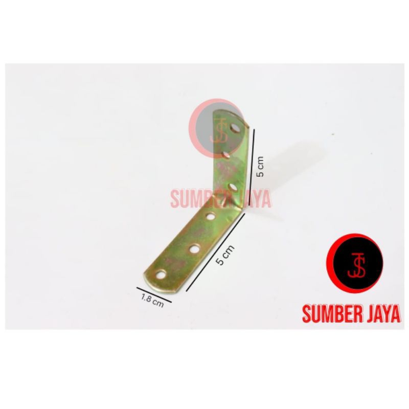 Plat siku L Lemari Rak Verseng besi 50 x 50 x 1,5mm
