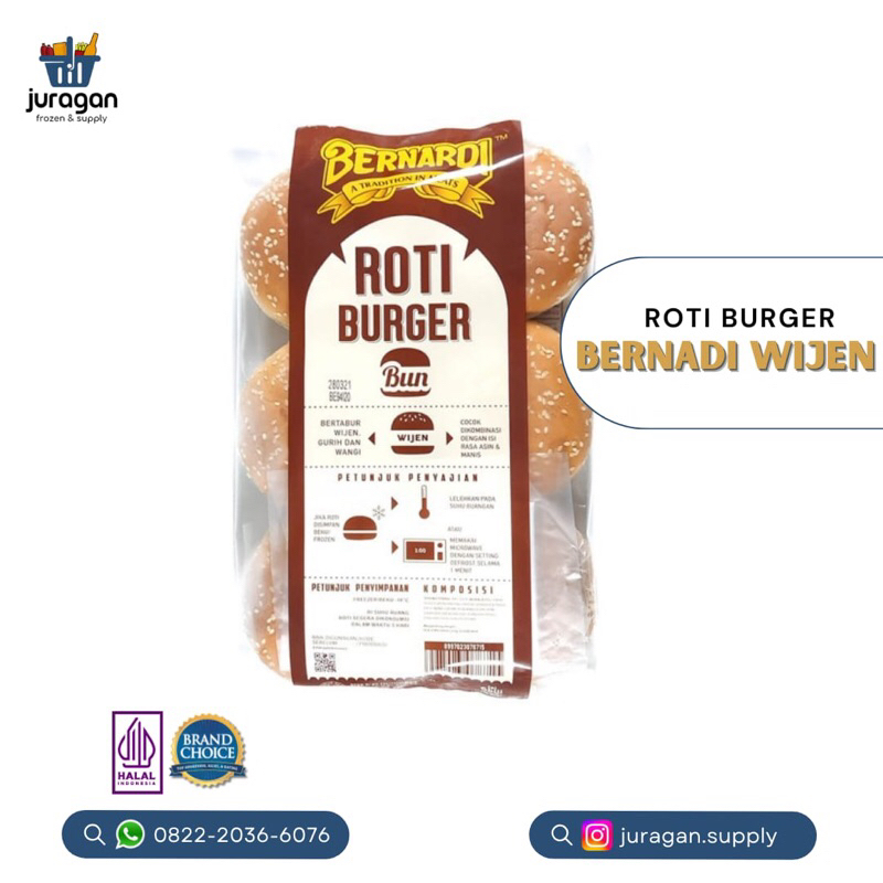 

BURGER ROTI BERNARDI ISI 6