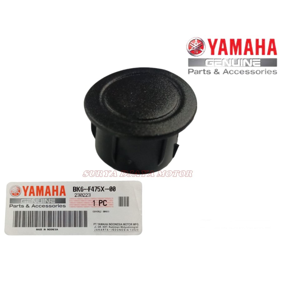 COVER TUTUP BAUT JOK BELAKANG NEW R15 R155 VVA V3 155 ORIGINAL YGP BK6-F475X-00