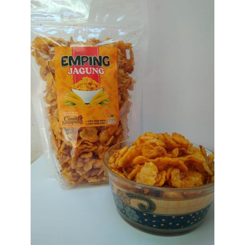 

EMPING JAGUNG 180GR / KERIPIK JAGUNG / PEDAS MANIS