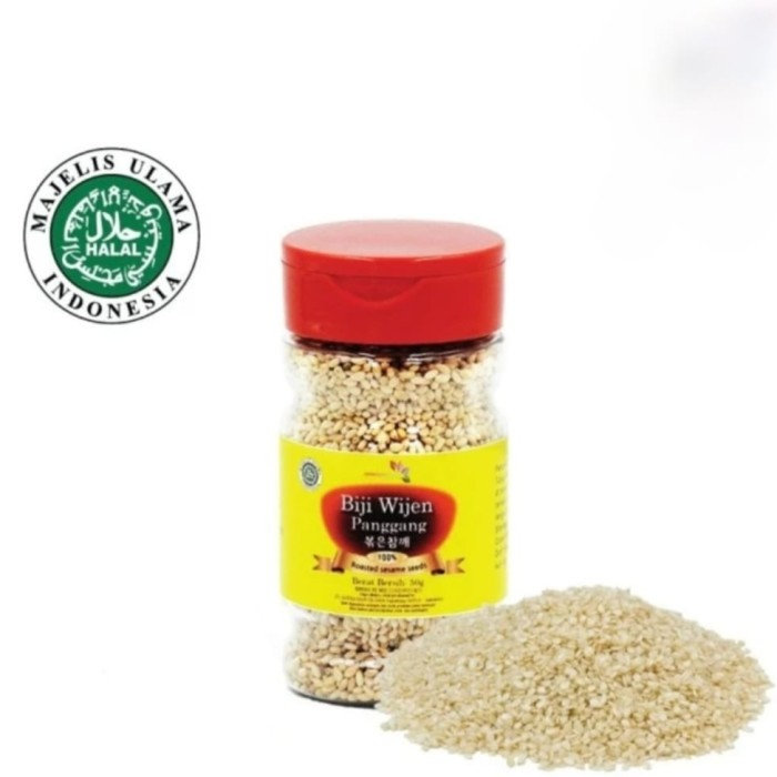 

Biji Wijen Panggang 50gr - Roasted Sesame Seeds - Wijen Putih