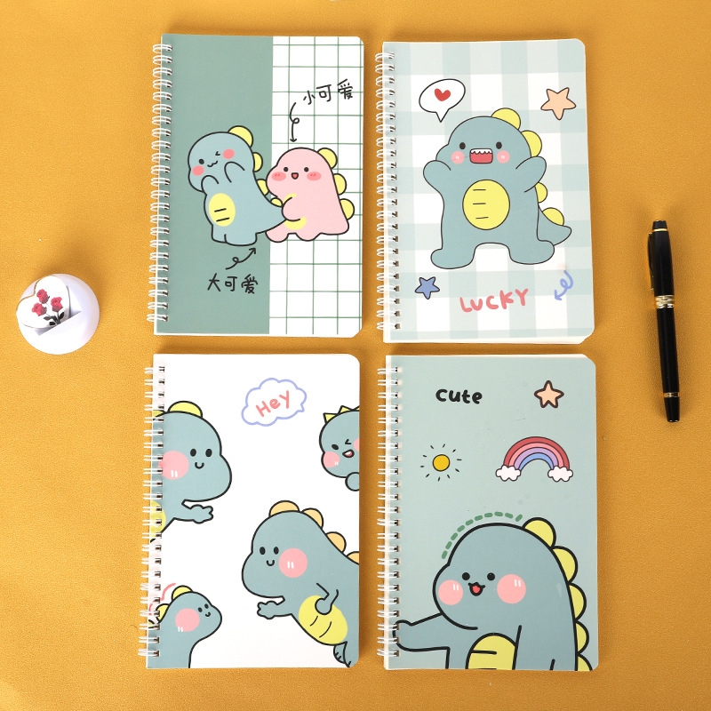 

Buku Tulis Catatan A5 / Notebook Ring Spiral Motif Karakter Lucu -JT0042