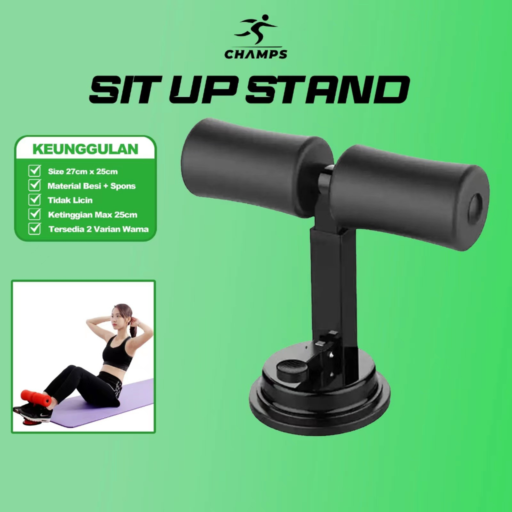 CHAMPS Alat Penahan Kaki Latihan Sit Up / Sit Up Stand CH-SS1