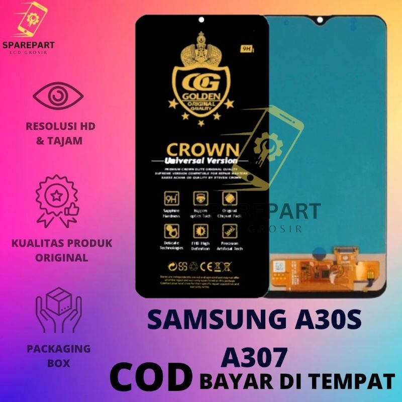 LCD FULLSET SAMSUNG A30S/A307 ORIGINAL COMPLETE TOUCHSCREEN LCD