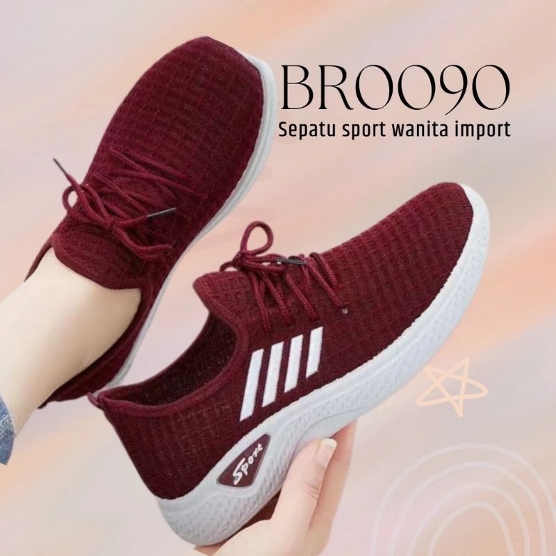 LV0090 Sepatu Sneaker Wanita Import Sepatu Sport