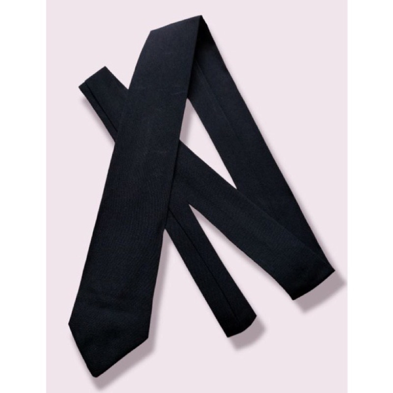 (PAP) Dasi hitam polos premium / dasi kantoran hitam / Dasi Panjang Pria Formal Kantoran / Dasi Hita