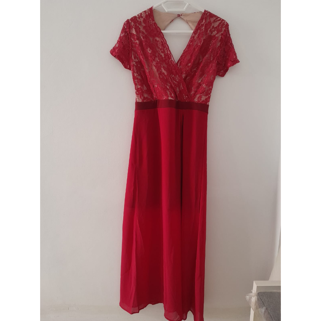 Dress Wanita Cavalier Merah
