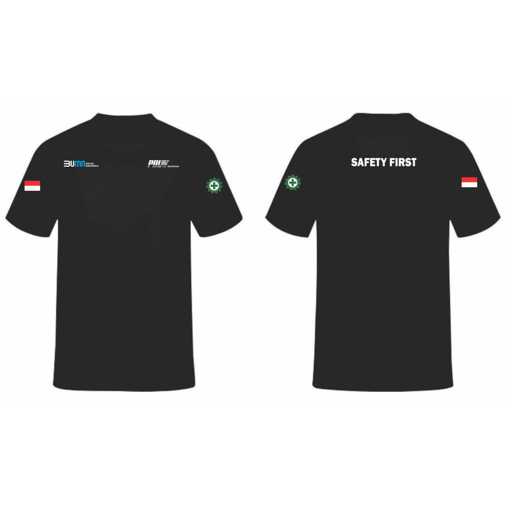 T-SHIRT KAOS PT PAL INDONESIA SAFETY FIRST