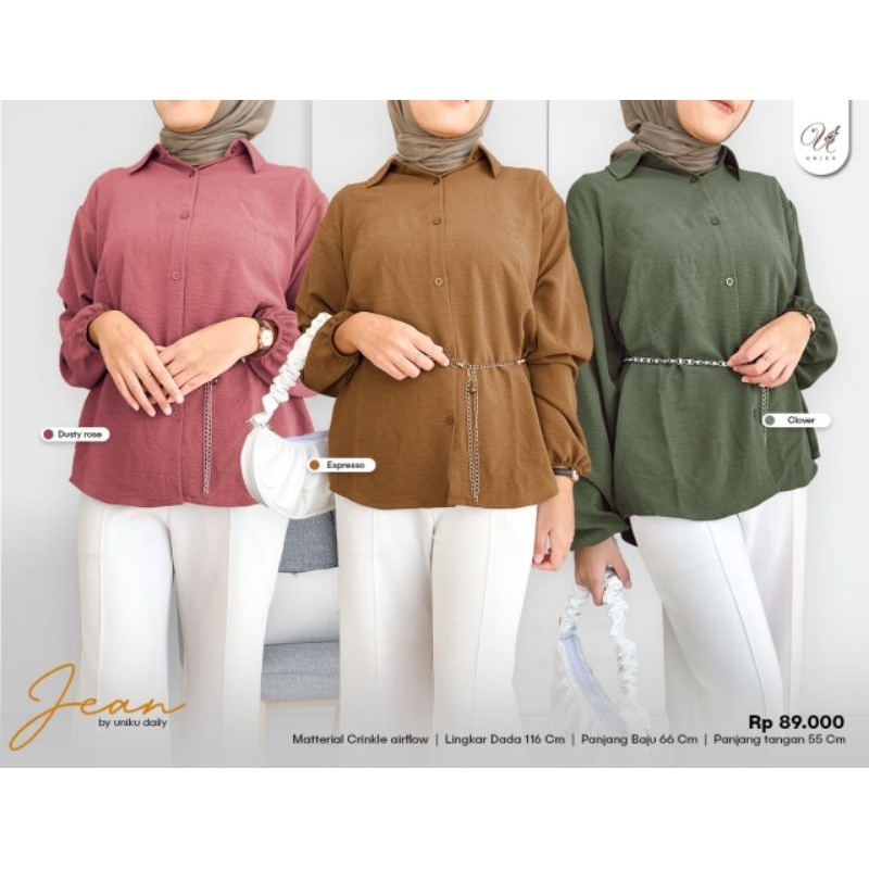 JEAN BLOUSE BY UNIKU OPEN PRE ORDER