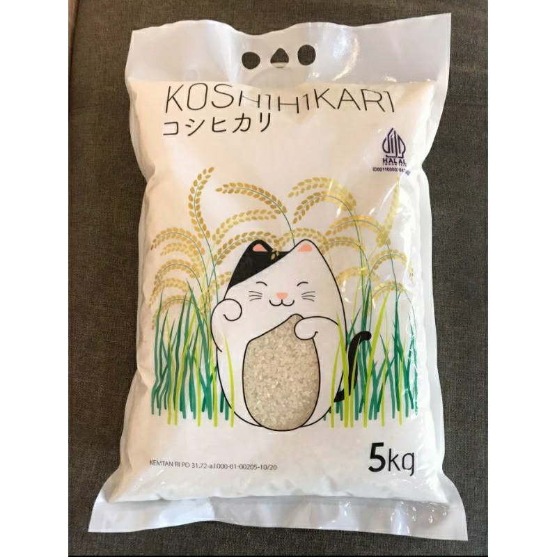

Beras Jepang Koshihikari 5kg / beras sushi koshihikari