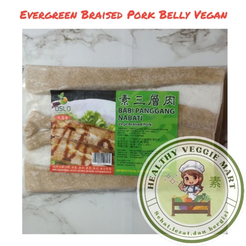 

Evergreen Tian En Xiang Braised Pork 2 lembar Daging Babi / Sam can / Babi Panggang Nabati