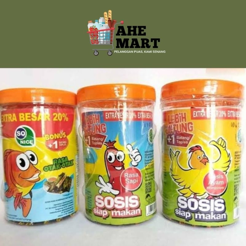 

SOSIS SO NICE SIAP MAKAN TOPLES ISI 25PCS