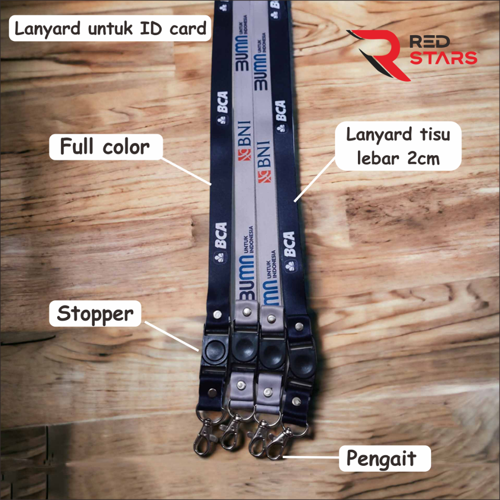 

Tali Lanyard ID card / Pengait Kalung ID card / name tag